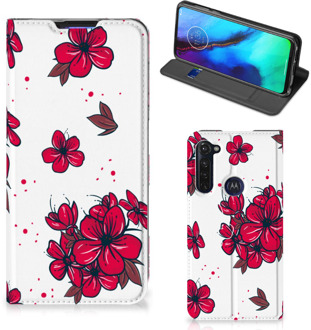 B2Ctelecom Smartphone Hoesje Motorola Moto G Pro Mobiel Cover Blossom Red