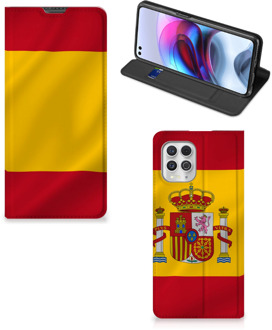 B2Ctelecom Smartphone Hoesje Motorola Moto G100 Mobiel Hoesje Spaanse Vlag