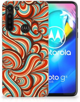 B2Ctelecom Smartphone hoesje Motorola Moto G8 Power Back Case Siliconen Hoesje Retro