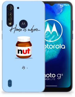 B2Ctelecom Smartphone hoesje Motorola Moto G8 Power Lite Leuk Hoesje Nut Home