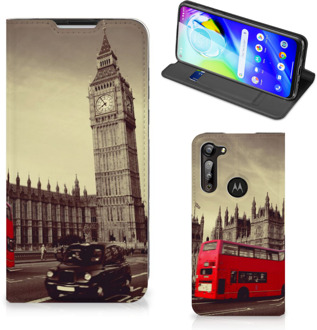 B2Ctelecom Smartphone Hoesje Motorola Moto G8 Power Mobiel Bookcase Londen