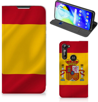 B2Ctelecom Smartphone Hoesje Motorola Moto G8 Power Mobiel Hoesje Spaanse Vlag