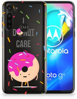 B2Ctelecom Smartphone hoesje Motorola Moto G8 Power Silicone Case Donut