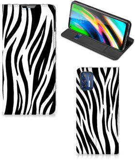 B2Ctelecom Smartphone Hoesje Motorola Moto G9 Plus Beschermhoesje Zebra