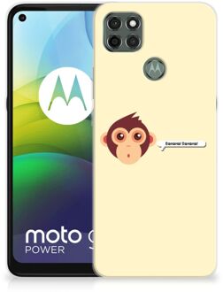 B2Ctelecom Smartphone hoesje Motorola Moto G9 Power Back Case Siliconen Hoesje met Foto Aap