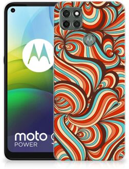 B2Ctelecom Smartphone hoesje Motorola Moto G9 Power Back Case Siliconen Hoesje Retro