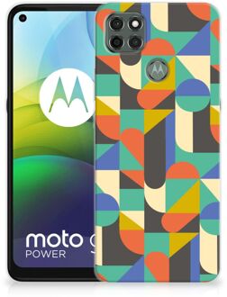 B2Ctelecom Smartphone hoesje Motorola Moto G9 Power Backcase Siliconen Hoesje Funky Retro