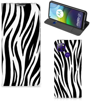 B2Ctelecom Smartphone Hoesje Motorola Moto G9 Power Beschermhoesje Zebra