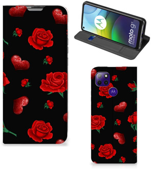 B2Ctelecom Smartphone Hoesje Motorola Moto G9 Power Book Wallet Case Valentijnscadeau