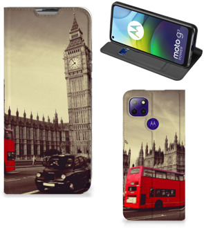 B2Ctelecom Smartphone Hoesje Motorola Moto G9 Power Mobiel Bookcase Londen