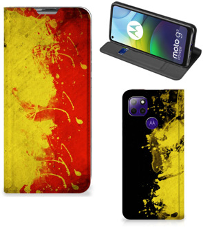 B2Ctelecom Smartphone Hoesje Motorola Moto G9 Power Portemonnee hoesje Belgische Vlag