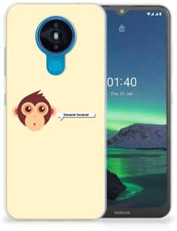 B2Ctelecom Smartphone hoesje Nokia 1.4 Back Case Siliconen Hoesje met Foto Aap