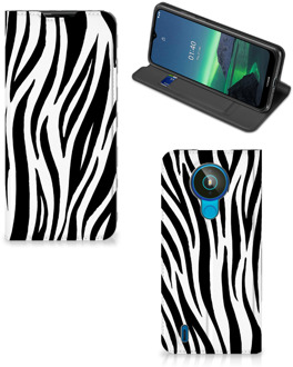 B2Ctelecom Smartphone Hoesje Nokia 1.4 Beschermhoesje Zebra