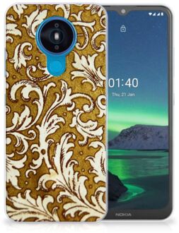 B2Ctelecom Smartphone hoesje Nokia 1.4 Hoesje maken Barok Goud