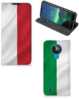 B2Ctelecom Smartphone Hoesje Nokia 1.4 Leuk Bookcase Italiaanse Vlag