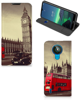 B2Ctelecom Smartphone Hoesje Nokia 1.4 Mobiel Bookcase Londen