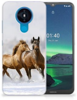 B2Ctelecom Smartphone hoesje Nokia 1.4 TPU Case Paarden