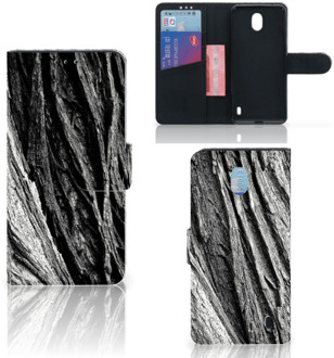 B2Ctelecom Smartphone Hoesje Nokia 1 Plus Book Style Case Boomschors Grijs