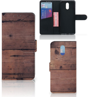 B2Ctelecom Smartphone Hoesje Nokia 2.3 Book Style Case Old Wood