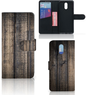 B2Ctelecom Smartphone Hoesje Nokia 2.3 Book Style Case Steigerhout