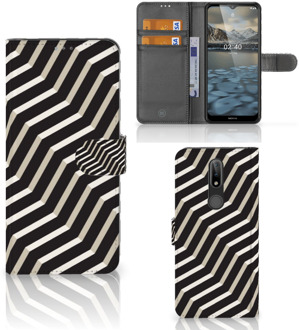 B2Ctelecom Smartphone Hoesje Nokia 2.4 Bookcover met Pasjeshouder Illusion