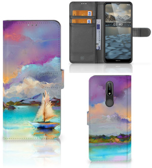 B2Ctelecom Smartphone Hoesje Nokia 2.4 Case ontwerpen Boat