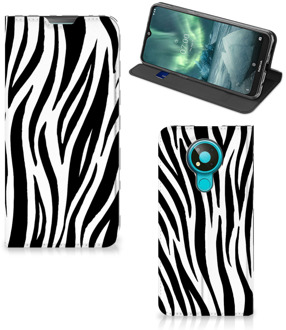 B2Ctelecom Smartphone Hoesje Nokia 3.4 Beschermhoesje Zebra