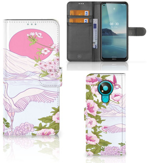 B2Ctelecom Smartphone Hoesje Nokia 3.4 Book Style Case Bird Standing