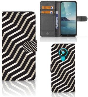 B2Ctelecom Smartphone Hoesje Nokia 3.4 Bookcover met Pasjeshouder Illusion