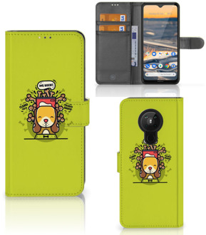 B2Ctelecom Smartphone Hoesje Nokia 5.3 Flipcover Doggy Biscuit