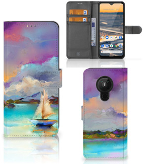 B2Ctelecom Smartphone Hoesje Nokia 5.3 Hoesje ontwerpen Boat