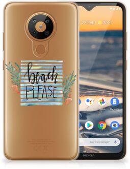 B2Ctelecom Smartphone hoesje Nokia 5.3 TPU Case Transparant Boho Beach