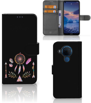 B2Ctelecom Smartphone Hoesje Nokia 5.4 Book Style Case Boho Dreamcatcher