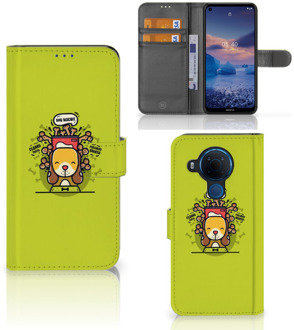 B2Ctelecom Smartphone Hoesje Nokia 5.4 Flipcover Doggy Biscuit