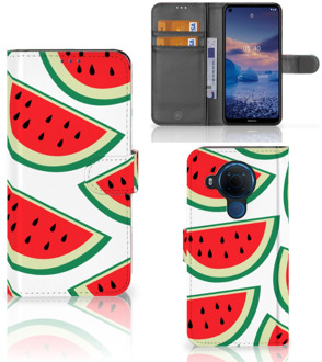 B2Ctelecom Smartphone Hoesje Nokia 5.4 Foto Hoesje ontwerpen Originele Cadeaus Watermelons