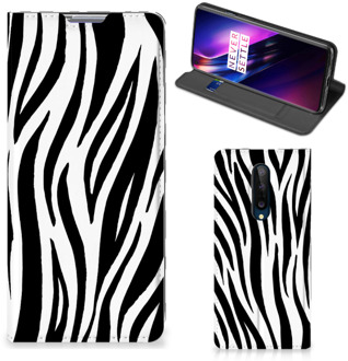 B2Ctelecom Smartphone Hoesje OnePlus 8 Beschermhoesje Zebra