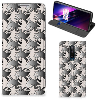 B2Ctelecom Smartphone Hoesje OnePlus 8 Book Wallet Case Salamander Grey