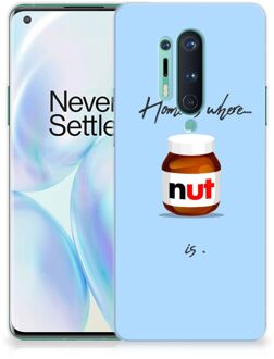 B2Ctelecom Smartphone hoesje OnePlus 8 Pro Leuk Hoesje Nut Home