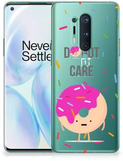 B2Ctelecom Smartphone hoesje OnePlus 8 Pro Silicone Case Donut