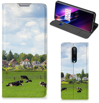 B2Ctelecom Smartphone Hoesje OnePlus 8 Wallet Book Case Hollandse Koeien