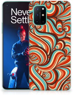 B2Ctelecom Smartphone hoesje OnePlus 8T Back Case Siliconen Hoesje Retro