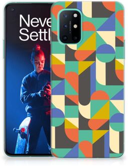 B2Ctelecom Smartphone hoesje OnePlus 8T Backcase Siliconen Hoesje Funky Retro