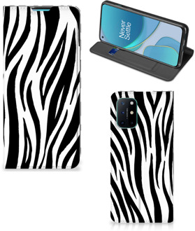 B2Ctelecom Smartphone Hoesje OnePlus 8T Beschermhoesje Zebra