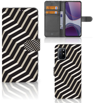 B2Ctelecom Smartphone Hoesje OnePlus 8T Bookcover met Pasjeshouder Illusion