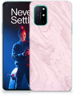 B2Ctelecom Smartphone hoesje OnePlus 8T Leuk Hoesje Marble Pink