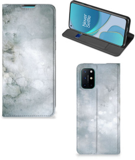 B2Ctelecom Smartphone Hoesje OnePlus 8T Leuk Telefoonhoesje Painting Grey