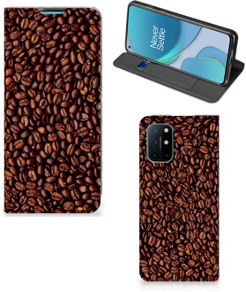 B2Ctelecom Smartphone Hoesje OnePlus 8T Mobiel Case Koffiebonen