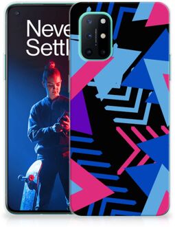 B2Ctelecom Smartphone hoesje OnePlus 8T TPU Case Funky Triangle