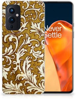 B2Ctelecom Smartphone hoesje OnePlus 9 Hoesje maken Barok Goud