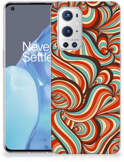 B2Ctelecom Smartphone hoesje OnePlus 9 Pro Back Case Siliconen Hoesje Retro